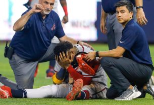 Braves’ Ronald Acuña Jr. suffers torn ACL and will be out for the season after outfield catch attempt