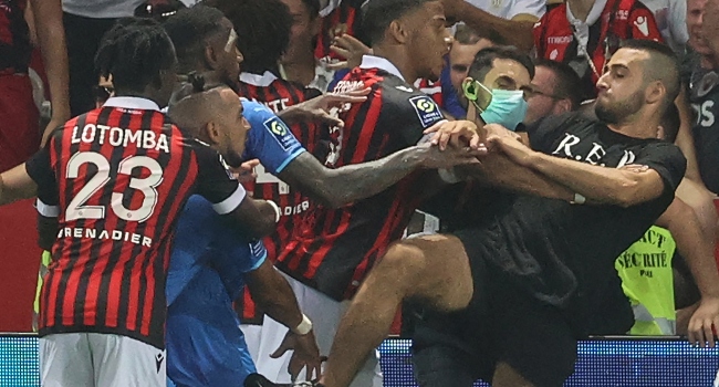 French Ligue 1 Match Abandoned Over Violent Clash