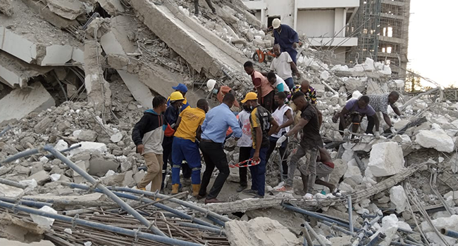 Ikoyi Building Collapse: Lagos Govt, NEMA Range On Casualty Figure