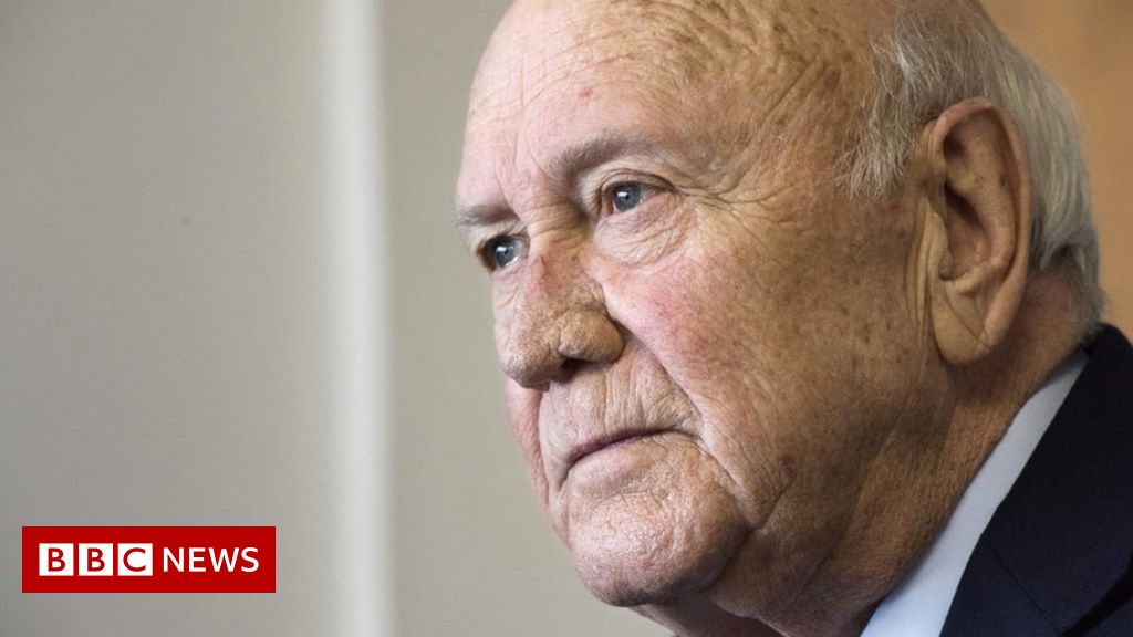 FW de Klerk: South Africa’s former president dies at 85